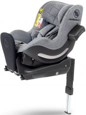 Автокресло Avionaut AeroFIX IsoFix RWF Grey Melange для детей ростом 67-105 см (0-18кг)